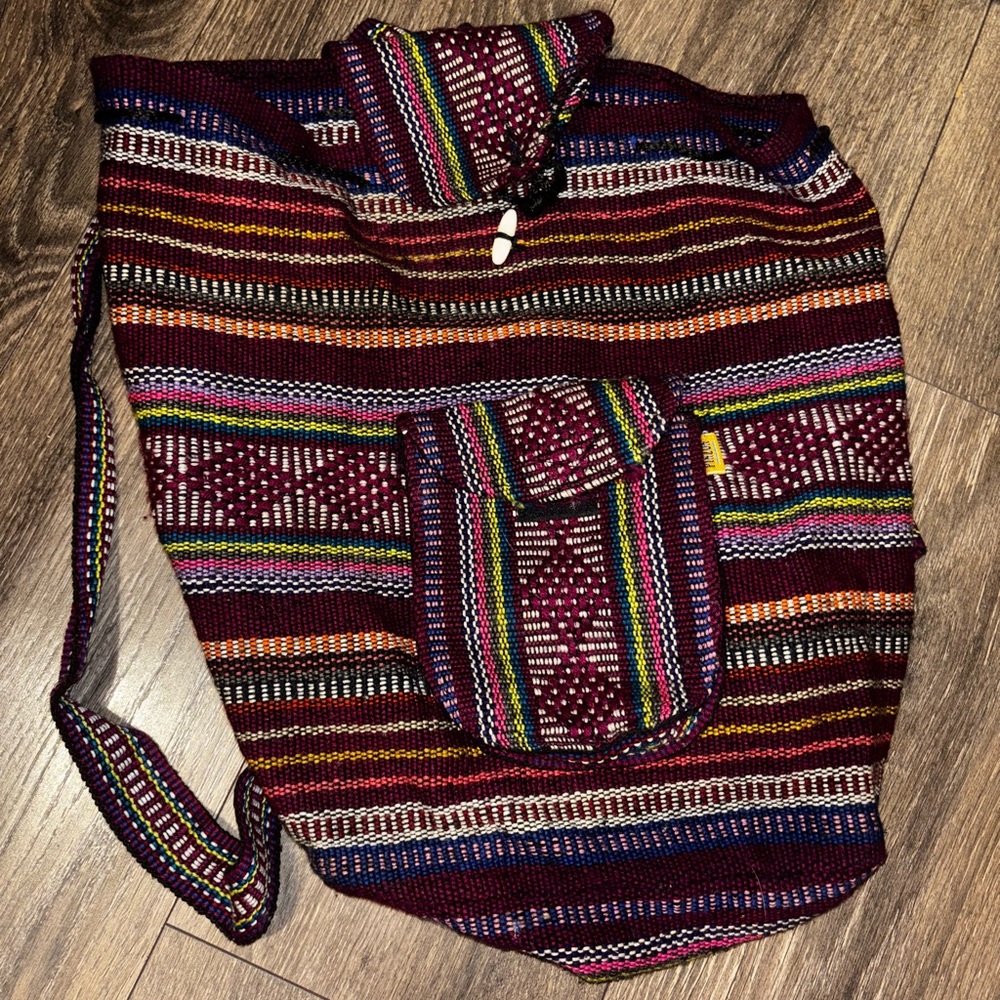 Made in mexico colorful backpack